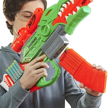 NERF DinoSquad Rex-Rampage Motorized Dart Blaster T-Rex