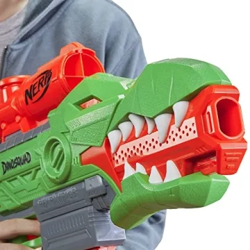 NERF DinoSquad Rex-Rampage Motorized Dart Blaster T-Rex