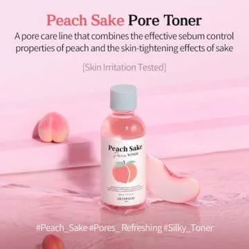SKINFOOD Peach Sake Toner for Oily Skin and Pores