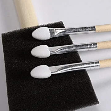 Conda 50 Pack Assorted Foam Brush Set for Every Painter