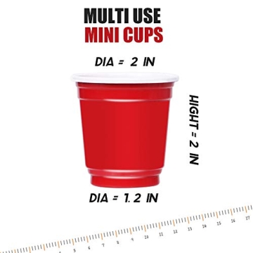 Zcaukya 120 Count Mini Disposable Shot Cups