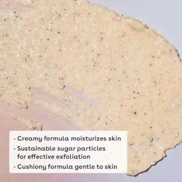 eos Cashmere Skin Collection Pre-Shave Scrub- Vanilla Cashmere Scented, Body Scrub, 7 fl oz