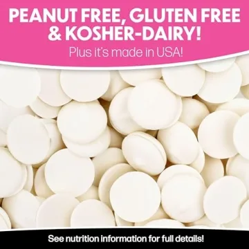 Sweet Shoppe Ultra White Melting Wafers for Dipping & Baking