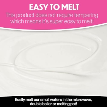 Sweet Shoppe Ultra White Melting Wafers for Dipping & Baking
