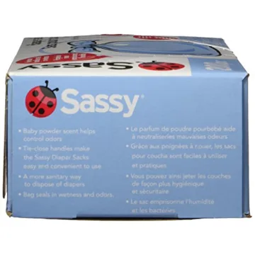 Sassy Baby Disposable Diaper Sacks - 200 Count for Easy Disposal