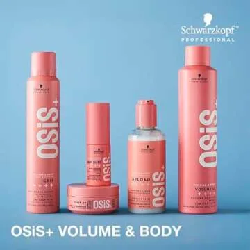 OSiS+ Volume Up Booster Spray, 8.9 oz – Lightweight Flexible Style Control – Textured Volume with Natural Movement and Feel – Volumizing Hair Spray