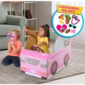 Pop2Play Barbie Camper for Indoor Pretend Play