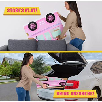 Pop2Play Barbie Camper for Indoor Pretend Play