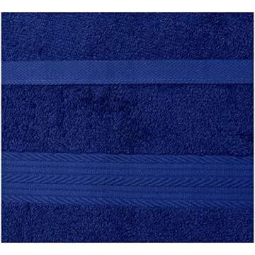 Oversized Cotton Towel Set in Navy - 6-Piece Essentials