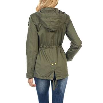 Stylish Women's Military Anorak Jacket | Auliné Collection