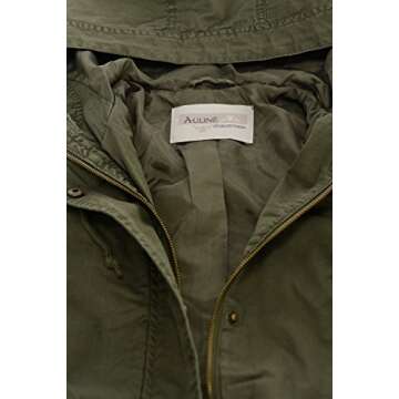 Stylish Women's Military Anorak Jacket | Auliné Collection