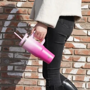 30 oz Konokyo Tumbler with Handle & 2 Straws