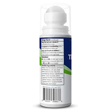 Theraworx Relief for Muscle Cramps Roll-On Fast-Acting Muscle Spasm, Leg Soreness with Magnesium Sul...