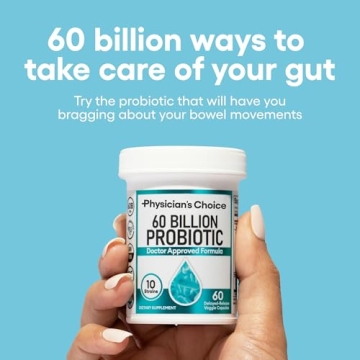 60B CFU Probiotics for Gut Health & Digestive Support