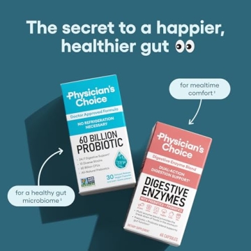 60B CFU Probiotics for Gut Health & Digestive Support
