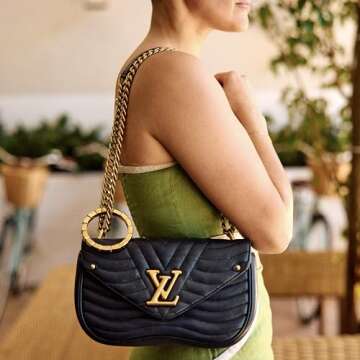 Divina Gold Attache Purse Hanger - 35lb Capacity, Magnetless Design