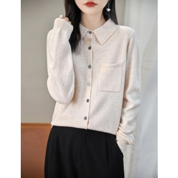 Chanyarn 100% Merino Wool Sweater for Women 2024