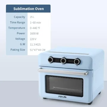 Efficient PYD Life Sublimation Oven 25L for Crafters
