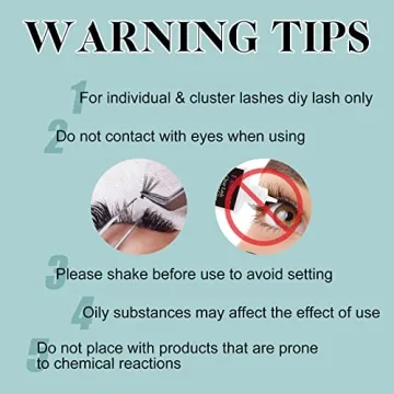 Fast Drying Waterproof Lash Cluster Glue for DIY Lashes