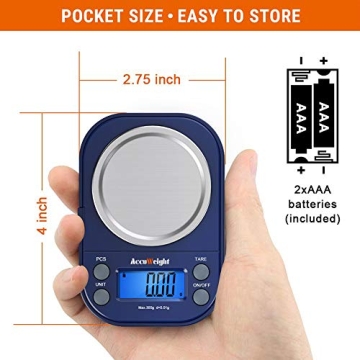 AccuWeight Digital Pocket Scale for Food and Craft