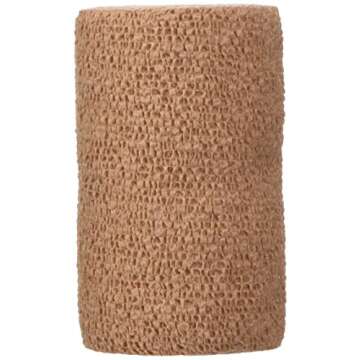 3M Coban Self-Adherent Wrap - 4 Inch x 5 Yards for Effective Support