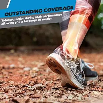 POWERLIX Ankle Brace Compression Sleeve for Pain Relief