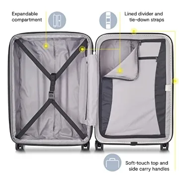 Lightweight DELSEY PARIS Titanium Hardside Expandable Luggage