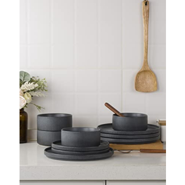 Famiware Star Dinnerware Set 12 Piece Dish Set for 4