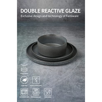 Famiware Star Dinnerware Set 12 Piece Dish Set for 4