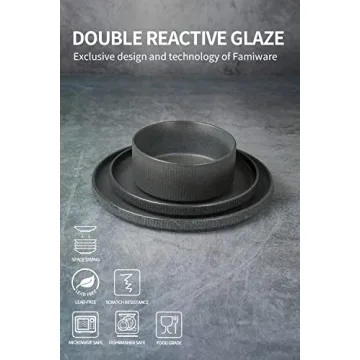 Famiware Star Dinnerware Set 12 Piece Dish Set for 4