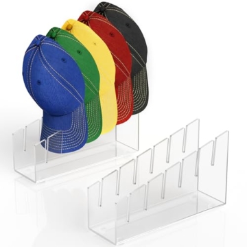 2Pack Hat Stand for Baseball Caps – Storage Rack for Closet and Display