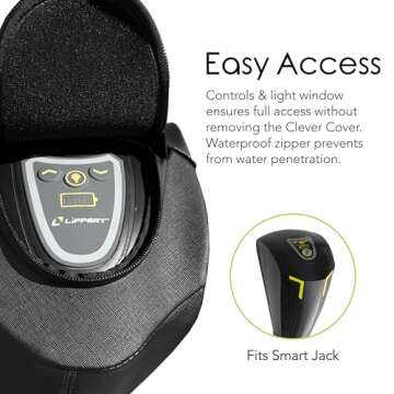 Clever Cover for Smart Jack by Trailersphere Custom Electric Tongue Jack Cover for Trailer, RV, Camper, Chains Holder, Plug Protector, Sun and Waterproof (Smart Jack Cover)