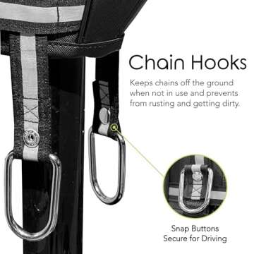 Clever Cover for Smart Jack by Trailersphere Custom Electric Tongue Jack Cover for Trailer, RV, Camper, Chains Holder, Plug Protector, Sun and Waterproof (Smart Jack Cover)