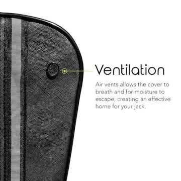 Clever Cover for Smart Jack by Trailersphere Custom Electric Tongue Jack Cover for Trailer, RV, Camper, Chains Holder, Plug Protector, Sun and Waterproof (Smart Jack Cover)