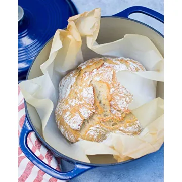 Lodge 6 Quart Enameled Cast Iron Dutch Oven in Indigo