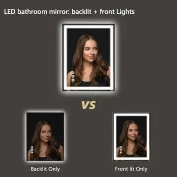 APRILSOUL 24x32 LED Bathroom Mirror with Smart Features