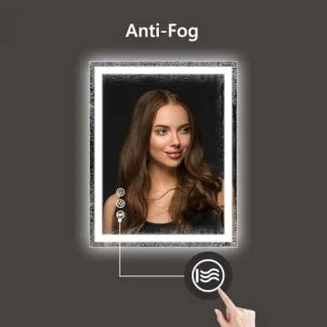 APRILSOUL 24x32 LED Bathroom Mirror with Smart Features