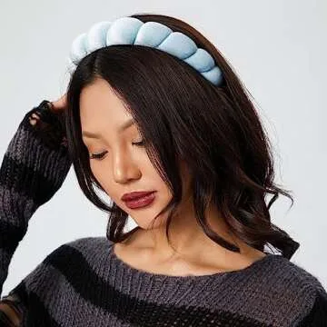 HitModa Spa Headbands - Terry Cloth Facial Headbands for Makeup Application, Skin Treatments, and Face Washing
