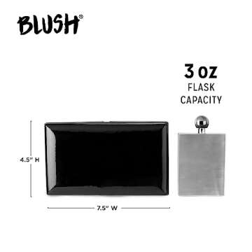 Blush VIP Incognito Clutch Hidden Flask for Women - Stylish & Discreet