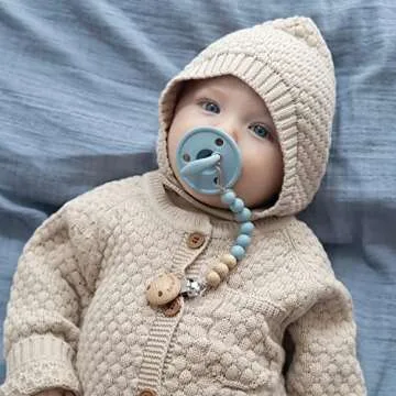 Stylish SAMiGO Pacifier Clips for Baby Girls - 2 Pack