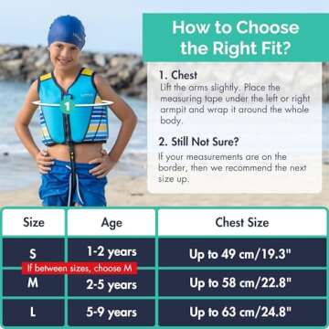 Limmys Premium Toddler Swim Vest - Safe Swimming Aid