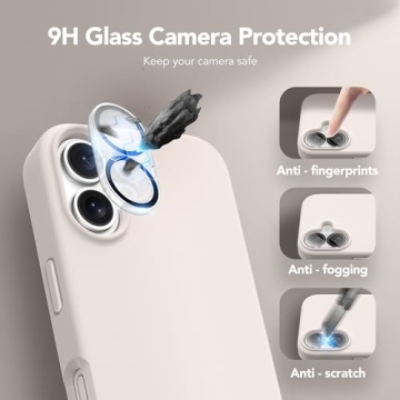 GONEZ iPhone 16 Magnetic Case with Protectors