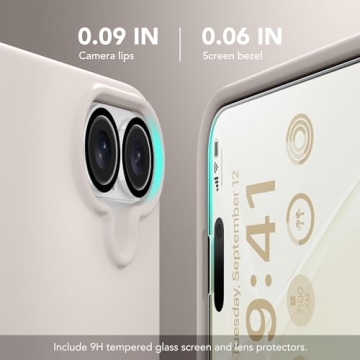 GONEZ iPhone 16 Magnetic Case with Protectors