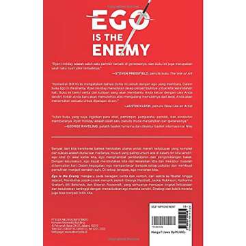 EGO IS THE ENEMY (Indonesian Edition)