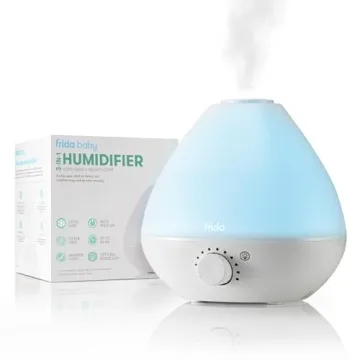 Frida Baby 3-in-1 Cool Mist Humidifier for Baby with Diffuser + Nightlight, Baby Humidifier for Bedr...