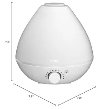 Frida Baby 3-in-1 Cool Mist Humidifier for Baby with Diffuser + Nightlight, Baby Humidifier for Bedroom, Nursery + Large Rooms, Quiet, Auto Shut Off, Runs +24hrs