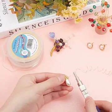 BENECREAT 28 Gauge Jewelry Craft Wire Tarnish Resistant Copper Wire for Bracelet Necklace Jewelry Making, 328 Feet/109 Yard