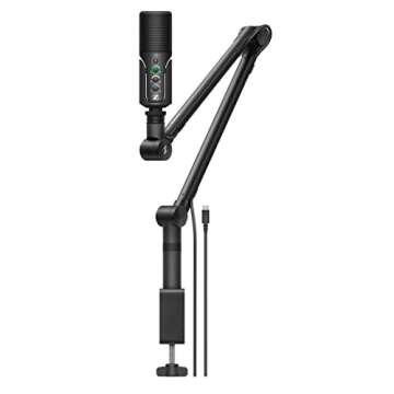 Sennheiser Profile Cardioid Condenser USB-C Microphone Streaming Set with Sennheiser HD 280 Pro Circumaural Closed-Back Monitor Headphones