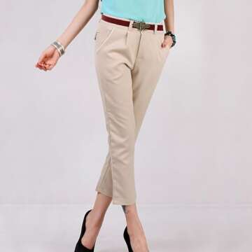 MoYoTo Vintage Copper Bee Buckle Leather Belt for Women