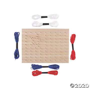 Holiday String Art Craft Kit - Crafts for Kids and Fun Home Activities (Patriotic)